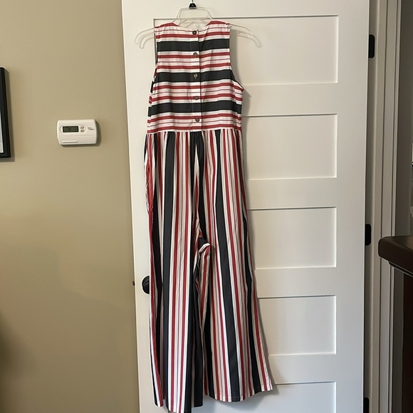 Maeve Anthropologie Striped Wide-leg Jumpsuit - Picture 7 of 8
